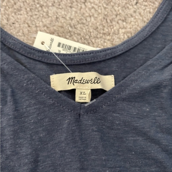 Madewell Blue Knot Strap Tank Top - Picture 2 of 3